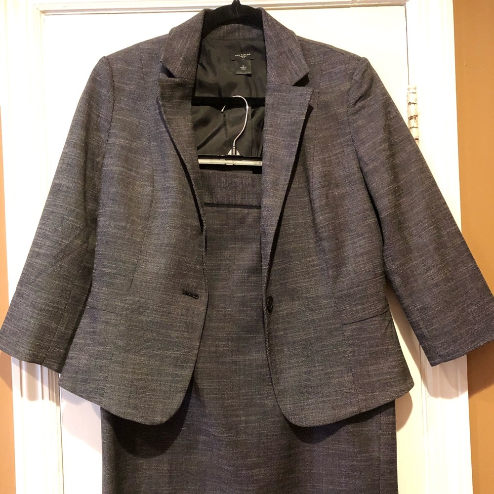 Ann Taylor pencil skirt and blazer